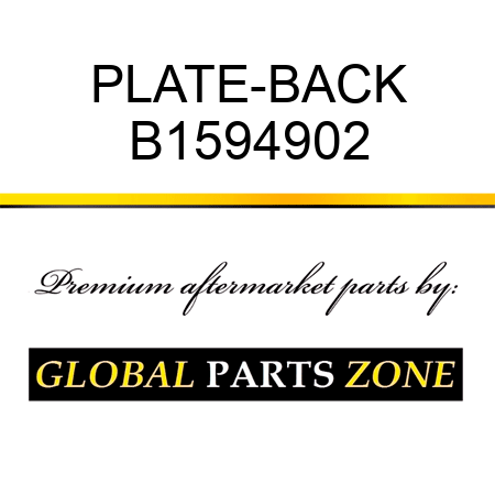 PLATE-BACK B1594902