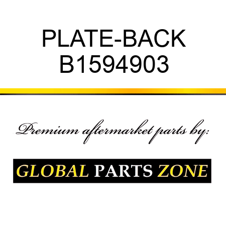 PLATE-BACK B1594903