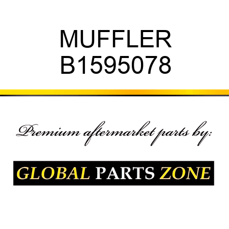 MUFFLER B1595078