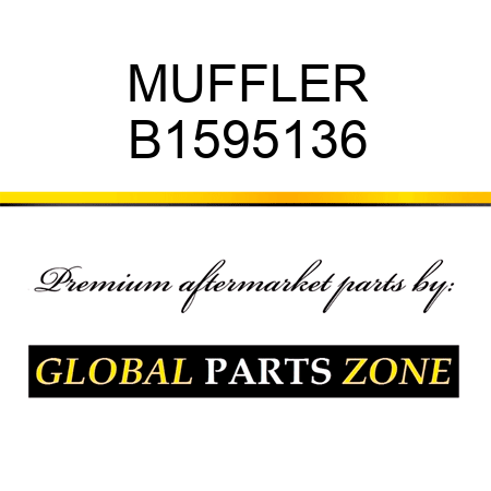 MUFFLER B1595136