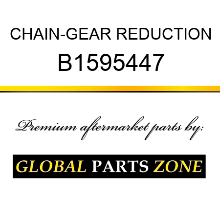 CHAIN-GEAR REDUCTION B1595447