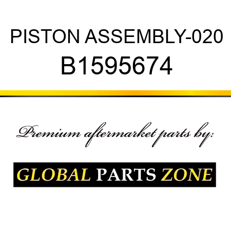 PISTON ASSEMBLY-020 B1595674