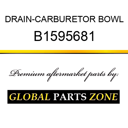 DRAIN-CARBURETOR BOWL B1595681