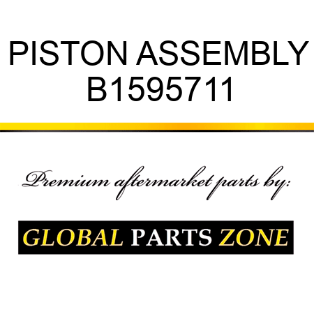 PISTON ASSEMBLY B1595711