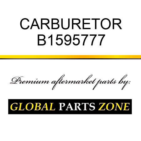 CARBURETOR B1595777