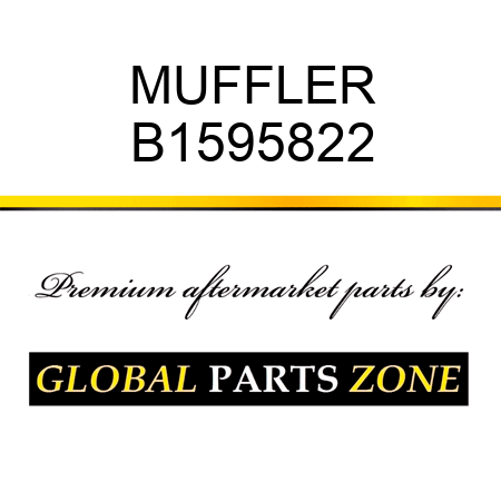 MUFFLER B1595822