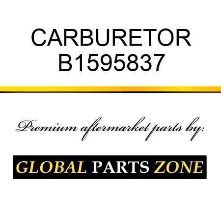 CARBURETOR B1595837