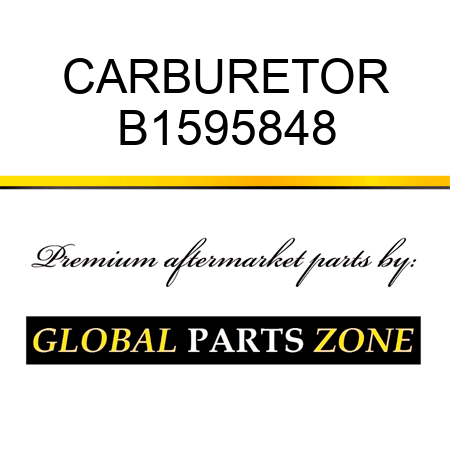 CARBURETOR B1595848