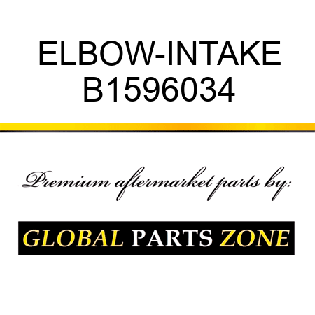 ELBOW-INTAKE B1596034