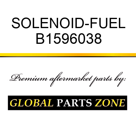 SOLENOID-FUEL B1596038