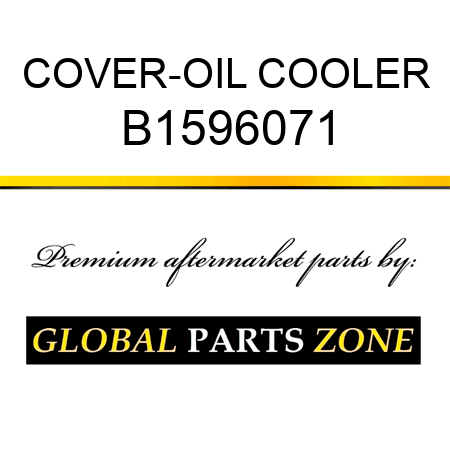 COVER-OIL COOLER B1596071