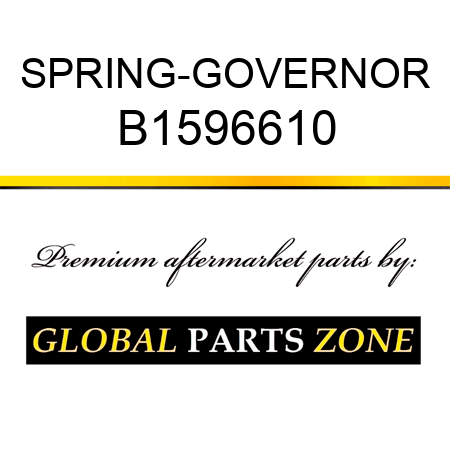 SPRING-GOVERNOR B1596610