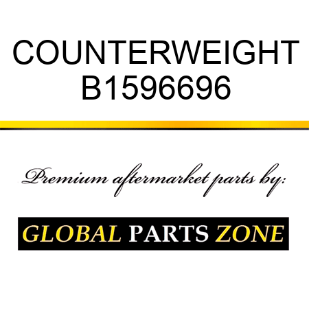 COUNTERWEIGHT B1596696