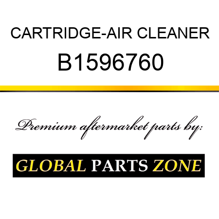 CARTRIDGE-AIR CLEANER B1596760