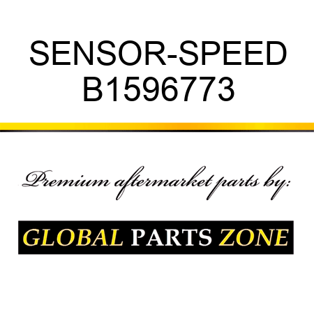 SENSOR-SPEED B1596773