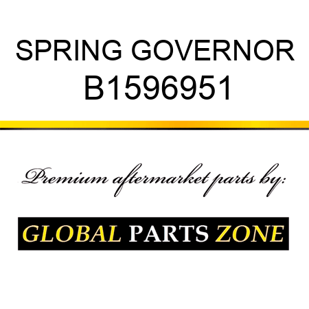 SPRING GOVERNOR B1596951