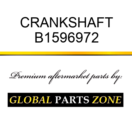 CRANKSHAFT B1596972