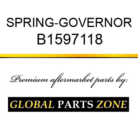 SPRING-GOVERNOR B1597118