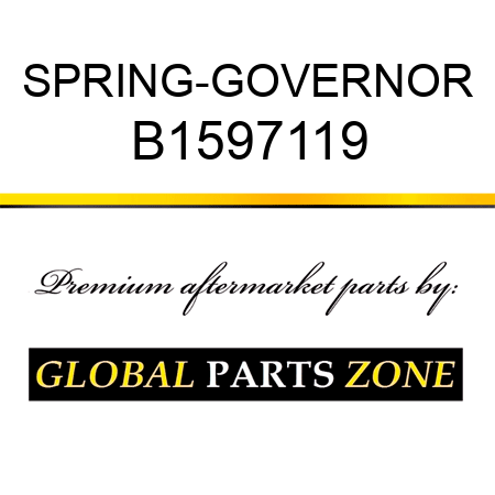 SPRING-GOVERNOR B1597119