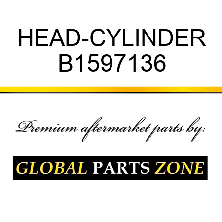 HEAD-CYLINDER B1597136