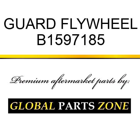 GUARD FLYWHEEL B1597185