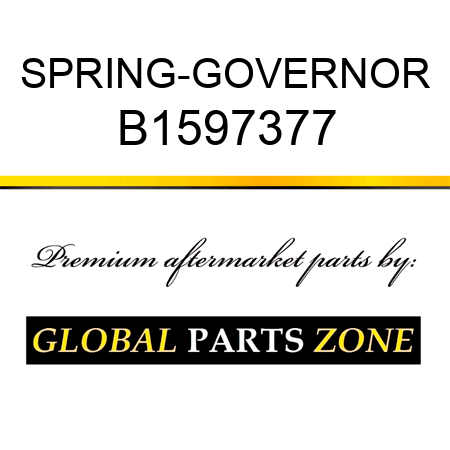 SPRING-GOVERNOR B1597377