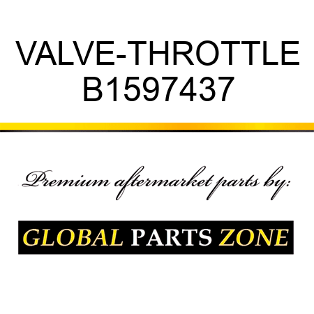 VALVE-THROTTLE B1597437