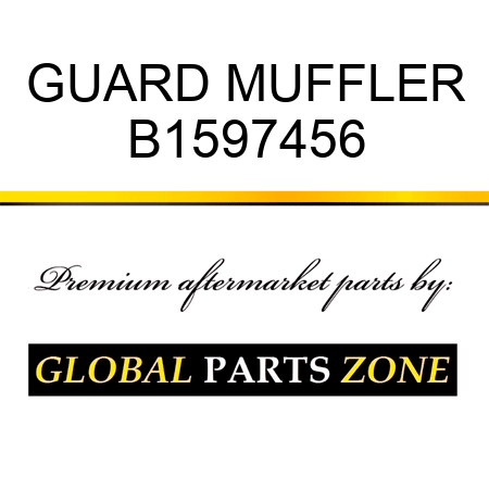 GUARD MUFFLER B1597456