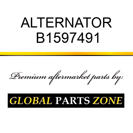 ALTERNATOR B1597491