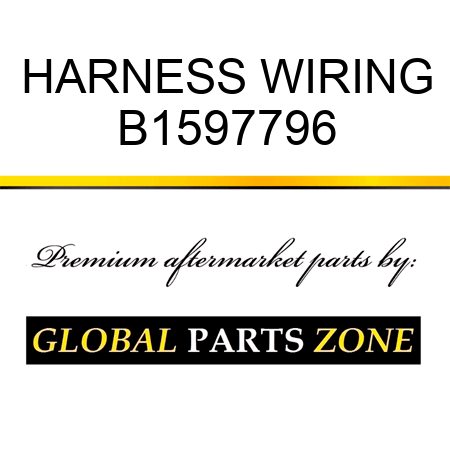 HARNESS WIRING B1597796