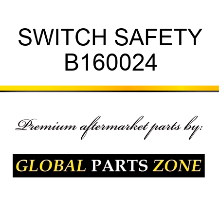 SWITCH SAFETY B160024