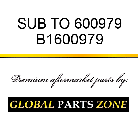 SUB TO 600979 B1600979