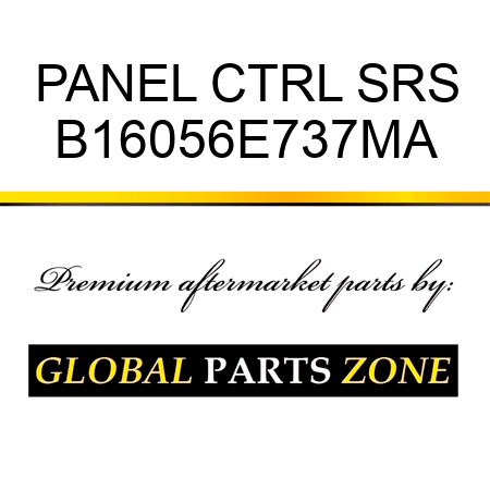 PANEL CTRL SRS B16056E737MA