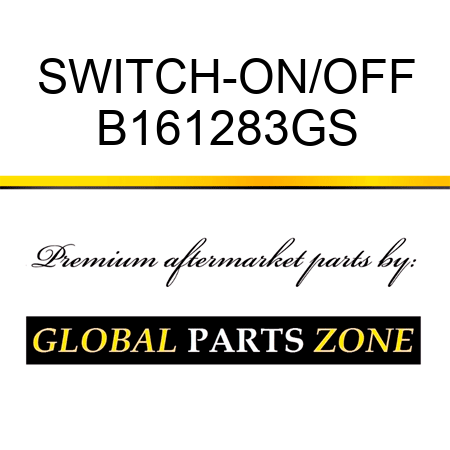 SWITCH-ON/OFF B161283GS