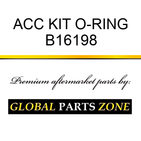 ACC KIT O-RING B16198