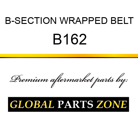 B-SECTION WRAPPED BELT B162