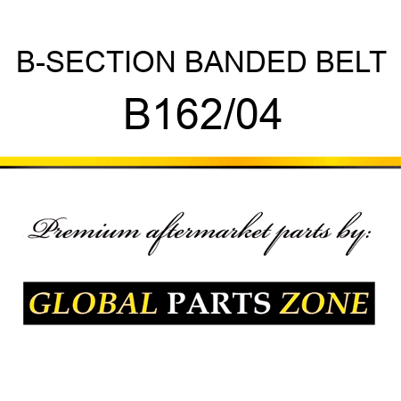 B-SECTION BANDED BELT B162/04