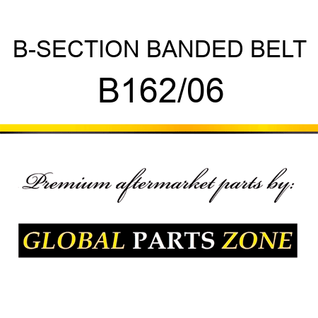 B-SECTION BANDED BELT B162/06