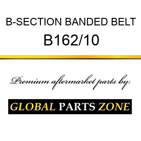 B-SECTION BANDED BELT B162/10