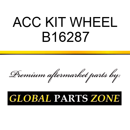 ACC KIT WHEEL B16287