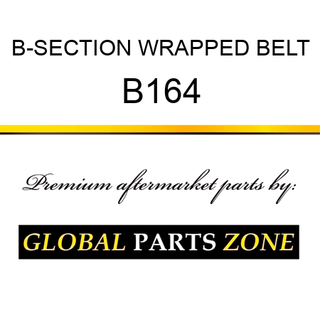 B-SECTION WRAPPED BELT B164