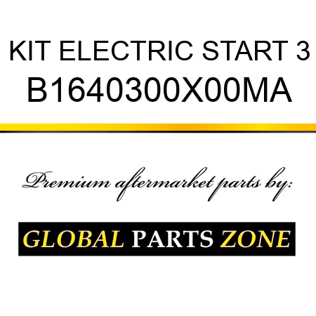 KIT ELECTRIC START 3 B1640300X00MA