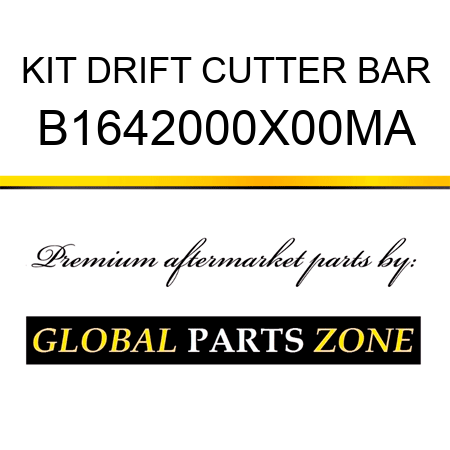 KIT DRIFT CUTTER BAR B1642000X00MA