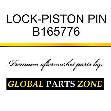 LOCK-PISTON PIN B165776