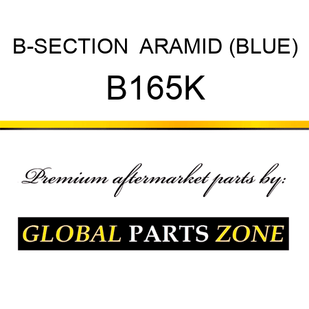 B-SECTION  ARAMID (BLUE) B165K