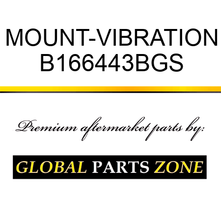 MOUNT-VIBRATION B166443BGS