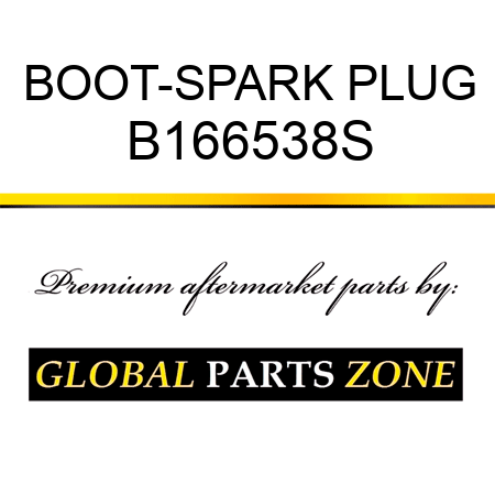 BOOT-SPARK PLUG B166538S