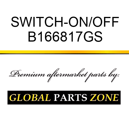 SWITCH-ON/OFF B166817GS