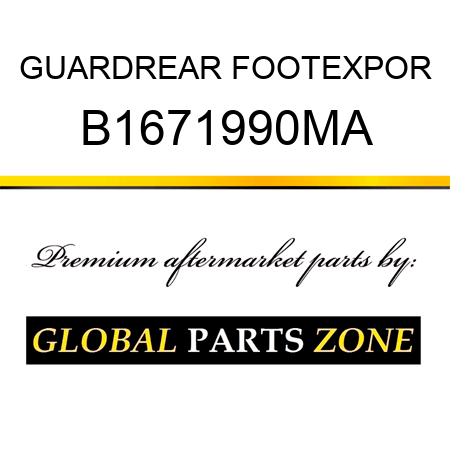 GUARDREAR FOOTEXPOR B1671990MA