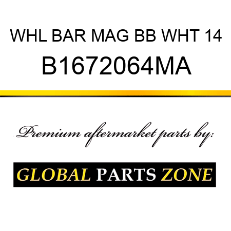WHL BAR MAG BB WHT 14 B1672064MA